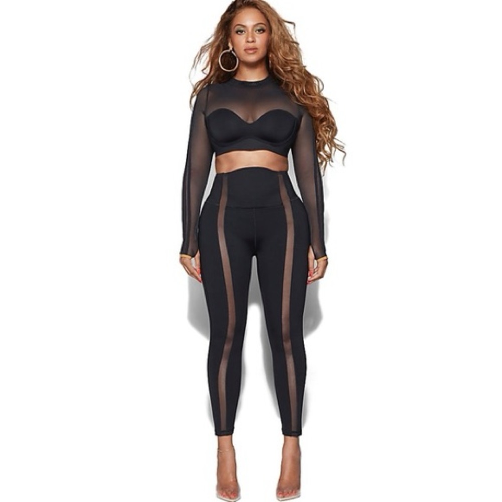 Adidas Ivy Park 2pc set top and leggings size L